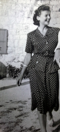 Halina in Beirut shortly before leaving for Canada
